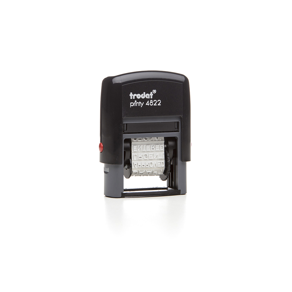 Trodat 4822 回墨印 (翻筋斗印/關斗印), 尺寸 字高 4mm 