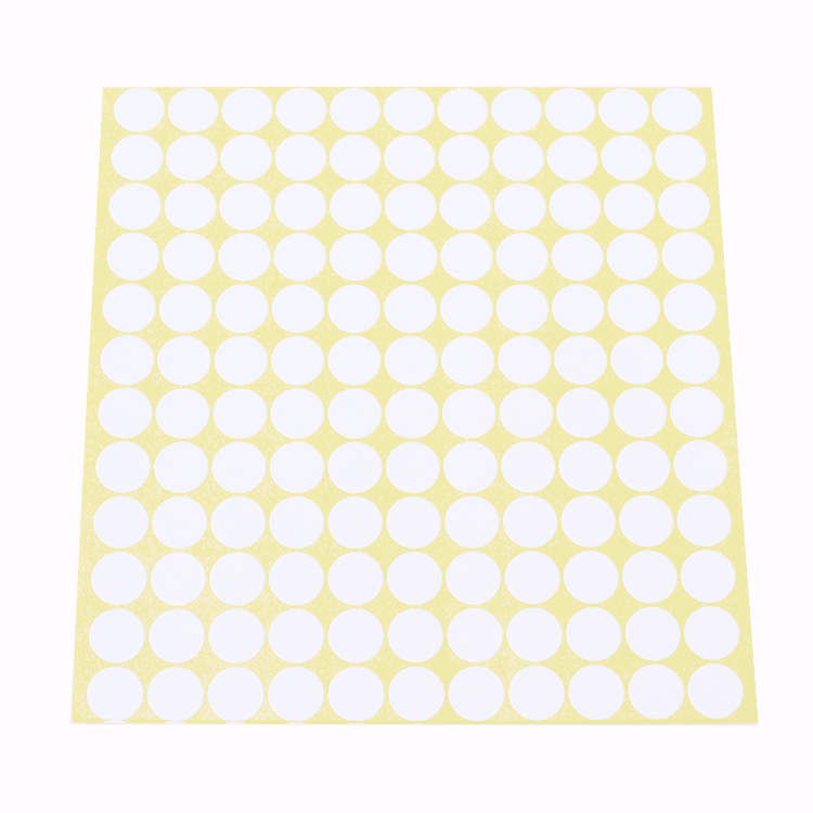 JIN Labels 214 白色標籤貼紙, 直徑1.3cm, 15張/包