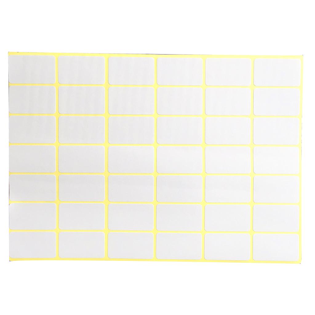 JIN Labels 232 白色標籤貼紙, 19 x 32mm, 15張/包