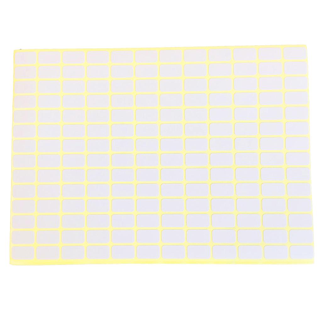 JIN Labels 234 白色標籤貼紙, 9 x 16mm, 15張/包