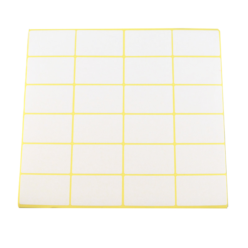 JIN Labels 250 白色標籤貼紙, 25 x 42mm, 15張/包