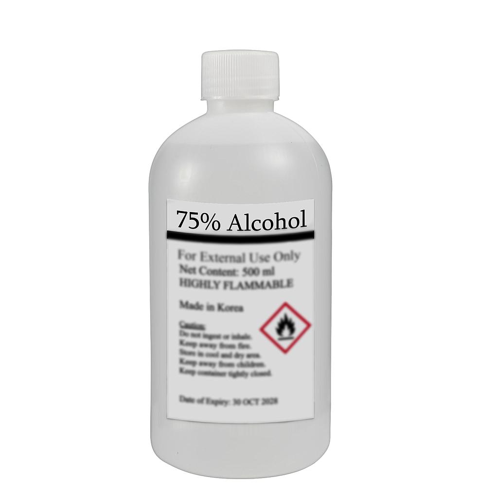 OfficeOx 消毒酒精 火酒, 75%, 500ml