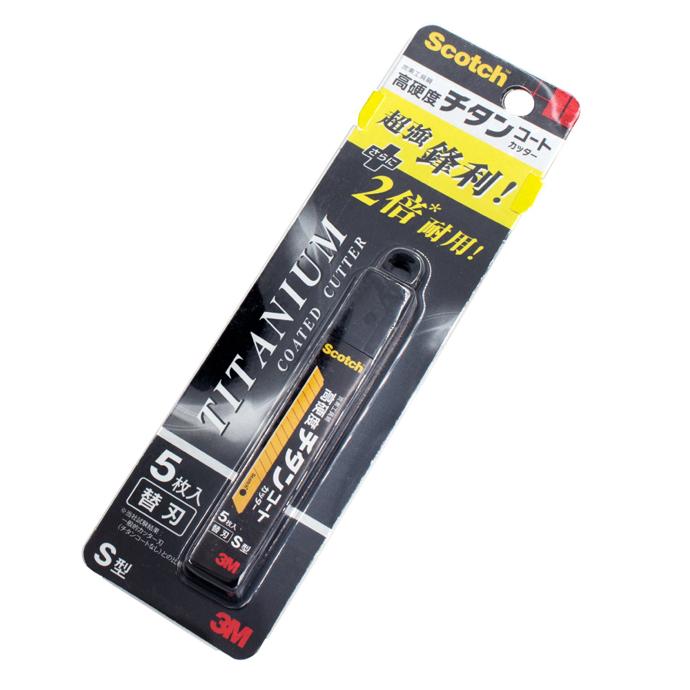 [清貨特價] 3M Scotch TITANIUM TI-CRS5 S型 鈦合金刀片,一盒裝(5片)
