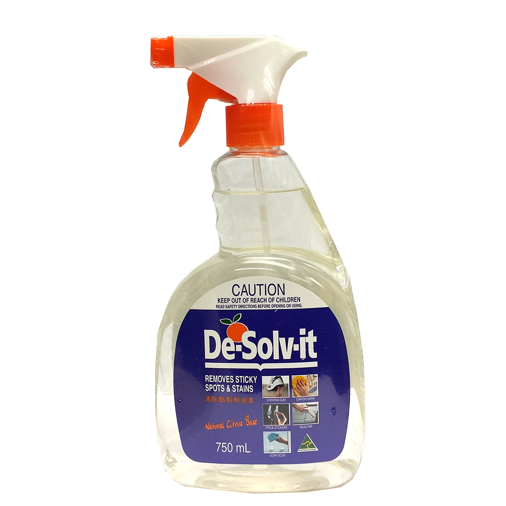 De-Solv-It 除污神仙水神奇去漬液/清潔劑, 750ml, (橙水)橙皮配方, 澳州製造