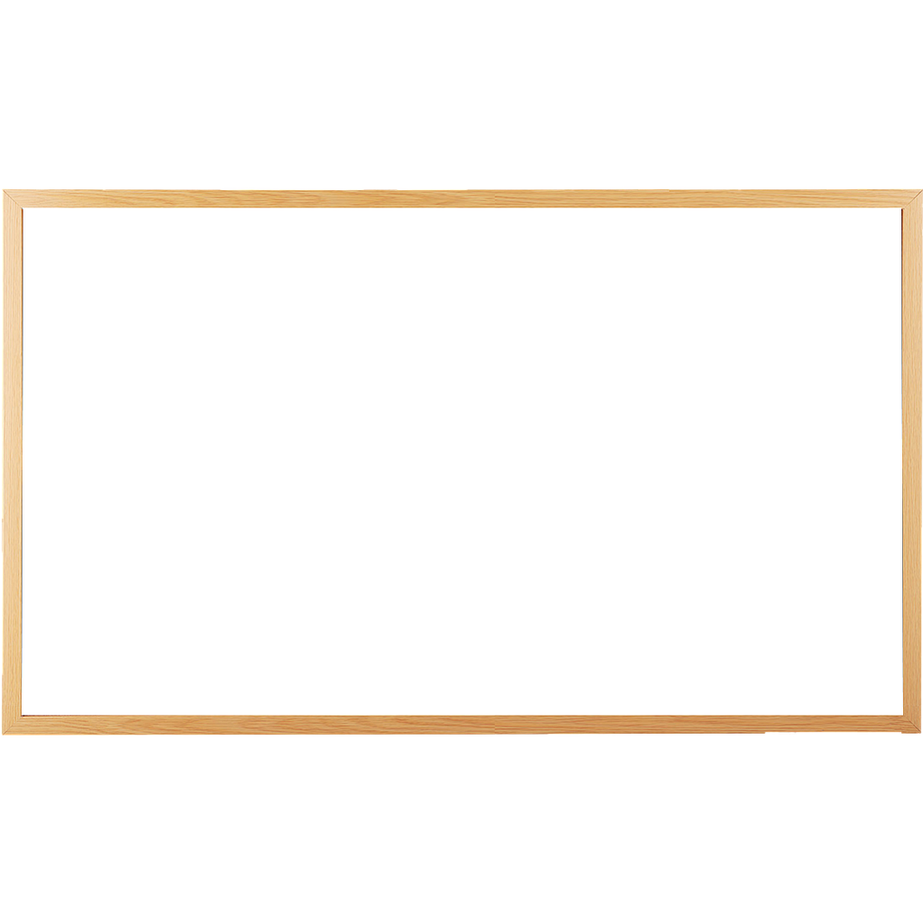  OfficeOx 90014 白板, 木邊, 90 x 150cm