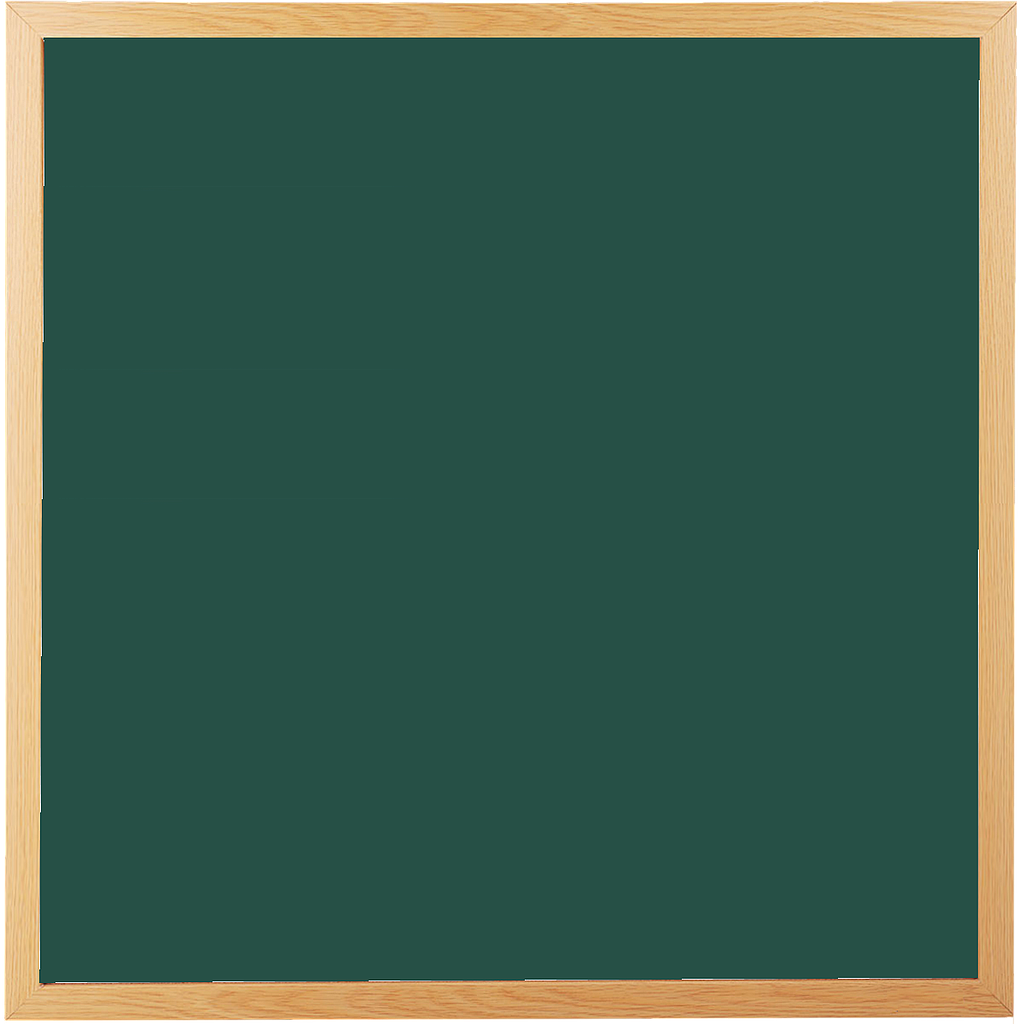 OfficeOx 90318 綠板, 木邊, 120 x 120cm 