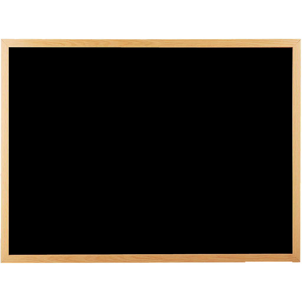 OfficeOx 90212 黑板, 木邊, 90 x 120cm