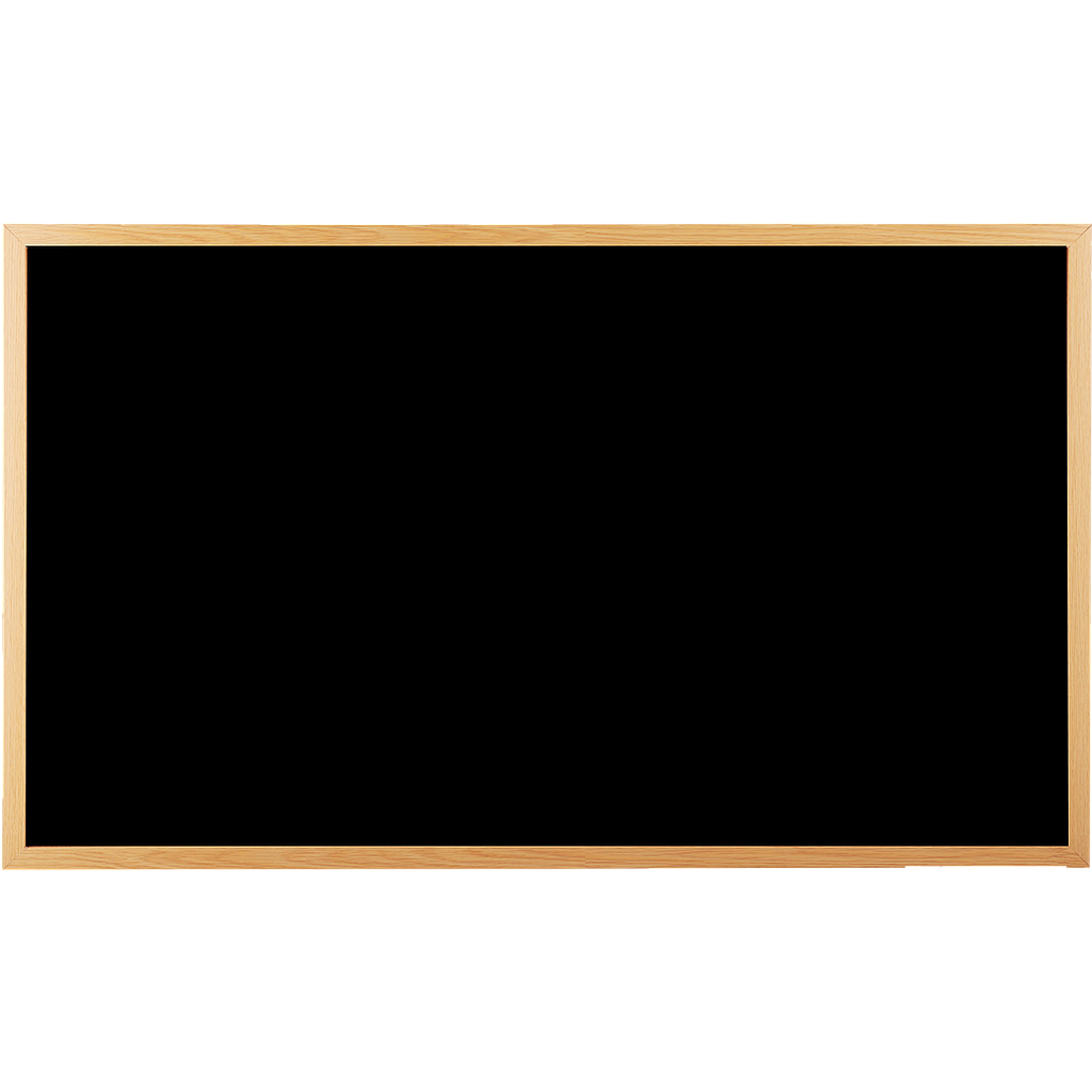 OfficeOx 90214 黑板, 木邊, 90 x 150cm