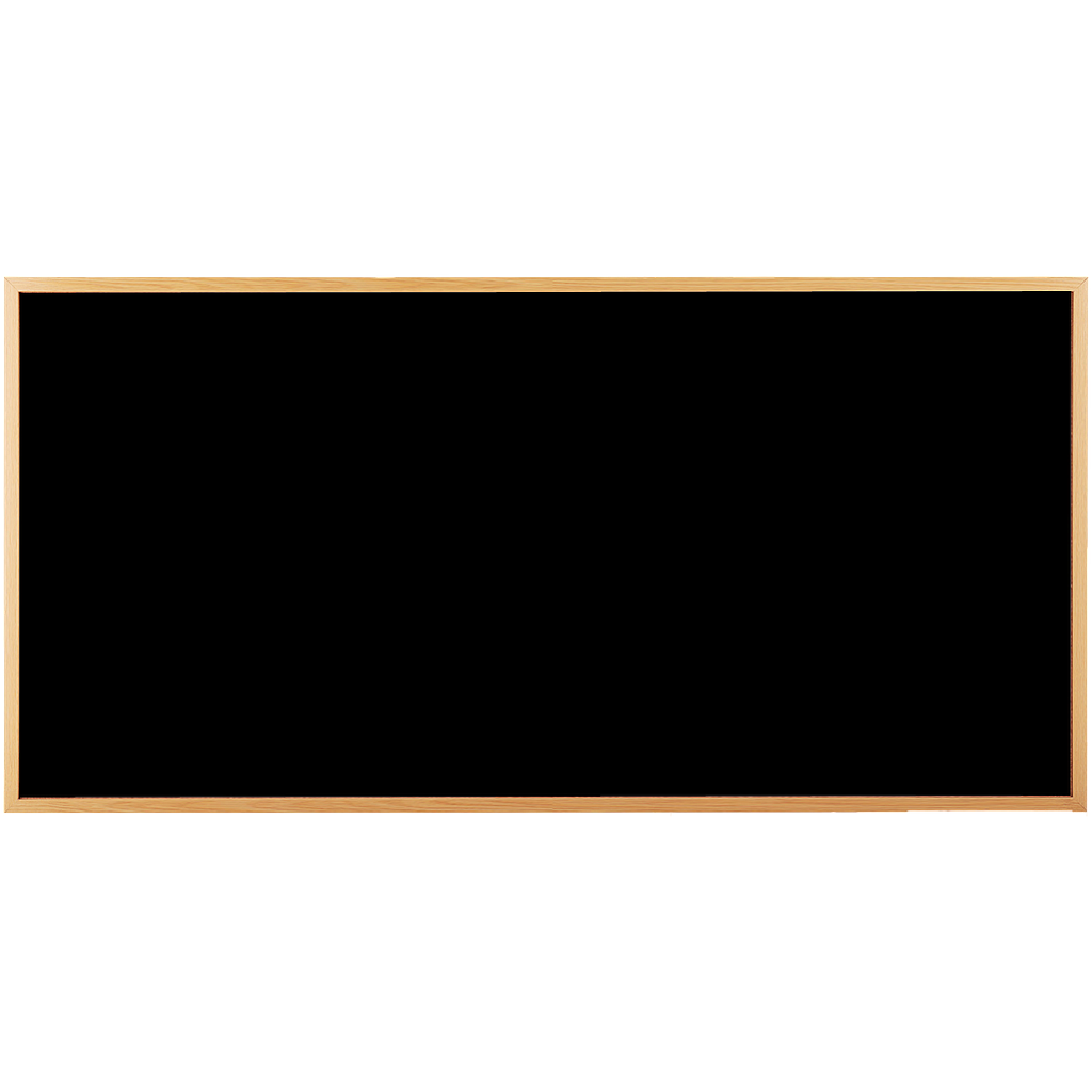 OfficeOx 90224 黑板, 木邊, 120 x 240cm