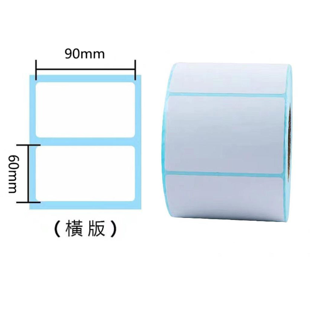 OfficeOx 60036 三防熱敏標籤貼紙/條碼紙, 貼紙尺寸  90 x 60mm 熱感機用, 1卷裝(850貼)