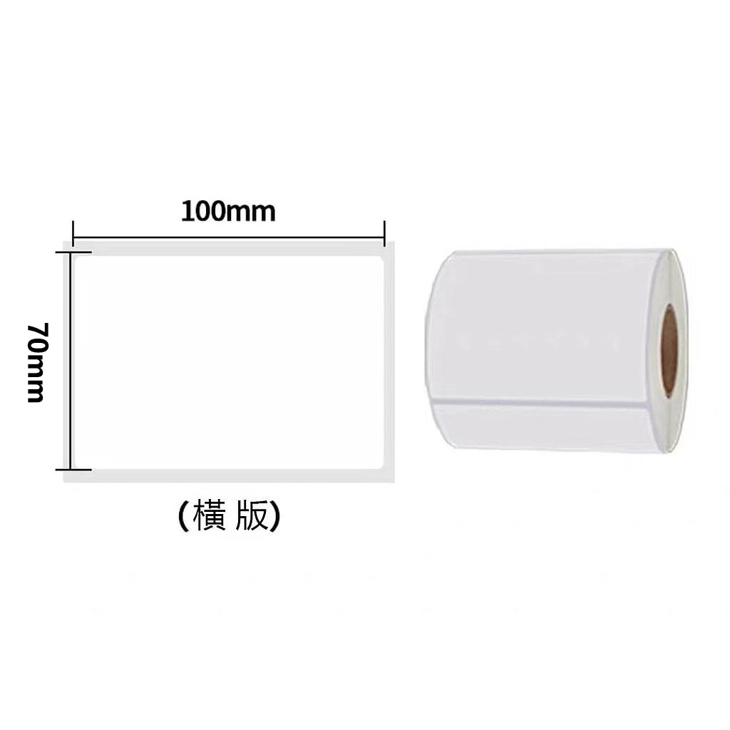 OfficeOx 60052 銅版紙標籤貼紙/條碼紙, 貼紙尺寸 100 x 70mm 碳帶機用, 1卷裝(1000貼)