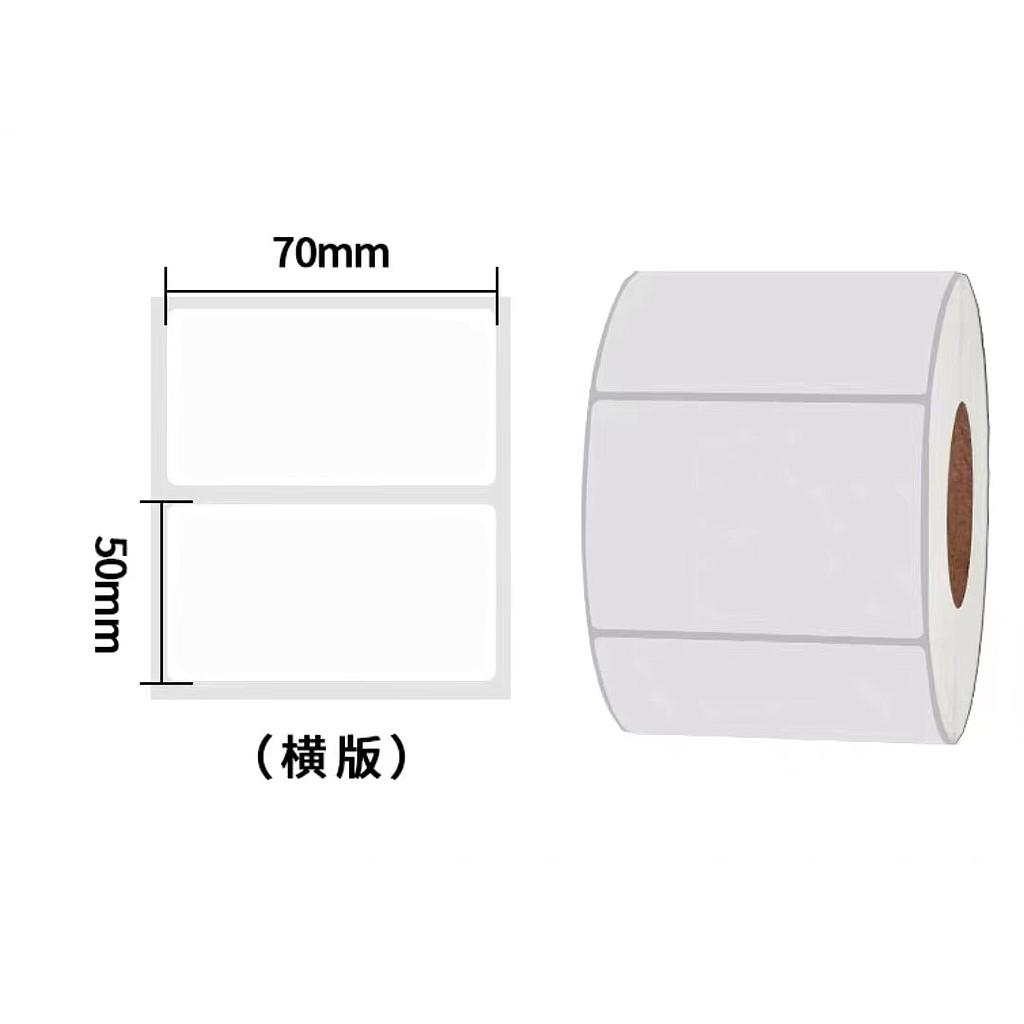 OfficeOx 60064 熱敏合成標籤貼紙/條碼紙, 貼紙尺寸 70 x 50mm 熱感機用, 1箱裝(36卷, 每卷750貼)
