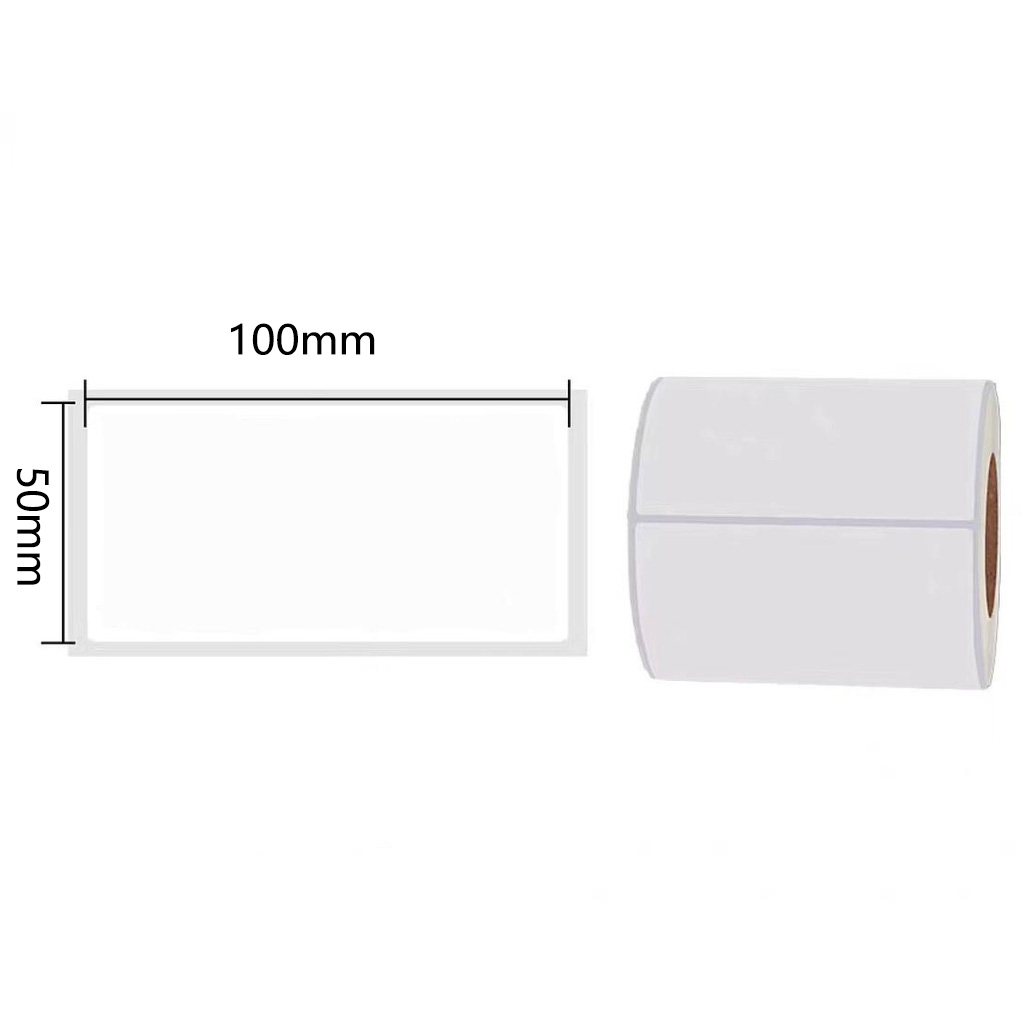 OfficeOx 60059 熱敏合成標籤貼紙/條碼紙, 貼紙尺寸 100 x 50mm 熱感機用, 1卷裝(960貼)