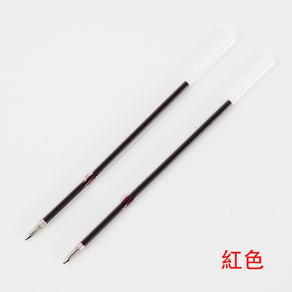 OfficeOx 88838 按掣原子筆筆芯 0.7mm, 紅色