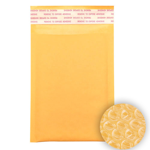 OfficeOx 3013x10 牛皮氣珠公文袋/信封, 橙黃色, 外計 12 x 16cm, 10個裝 