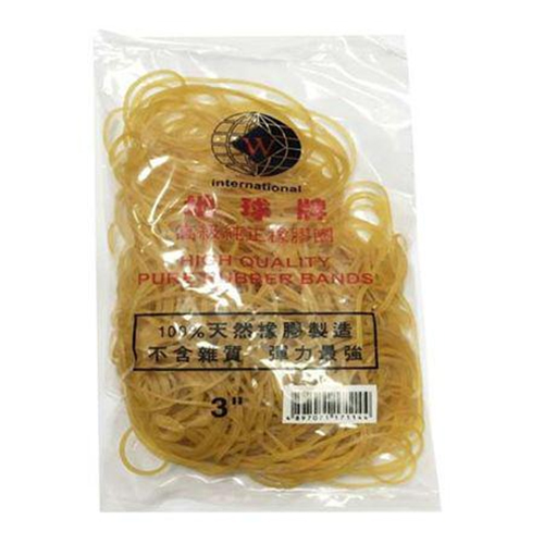 地球牌 橡筋/膠圈 3吋 160g/包
