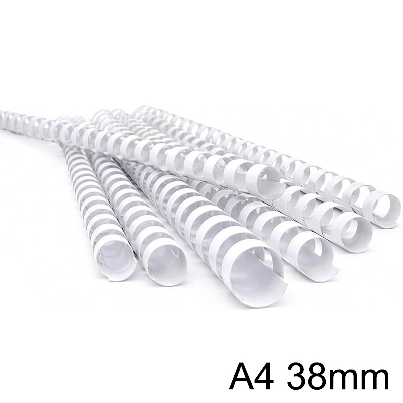 釘裝膠圈 A4 38mm 白色 50枝/盒      