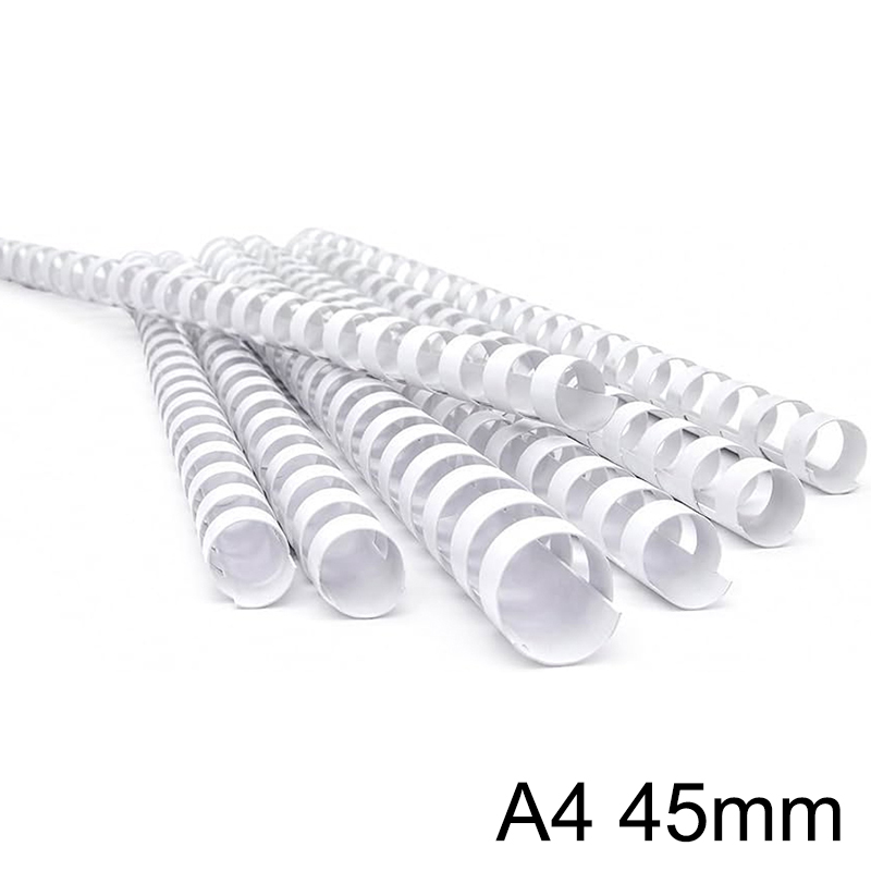 釘裝膠圈 A4 45mm 白色 50枝/盒      