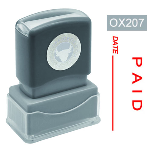 OfficeOx OX207 原子印章 - PAID DATE