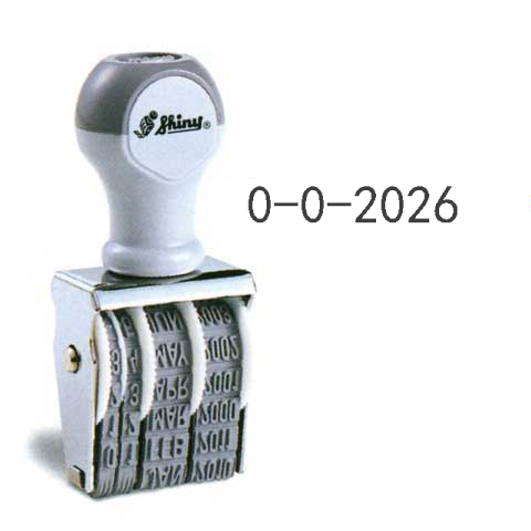 Shiny D-4 日期印, 4mm