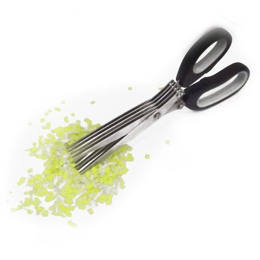 三木 碎紙剪刀, 精鋼, 1柄5刀, 20cm