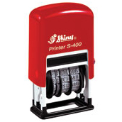 Shiny S-400 日期觔斗印, 4mm, 紅色