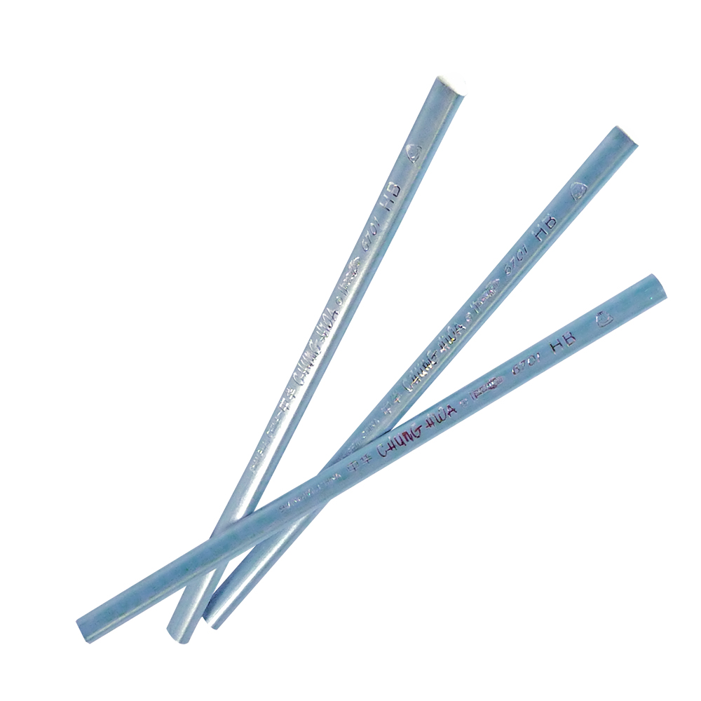 中華牌鉛筆 6701HB 三角筆桿, 什色, 12枝/盒