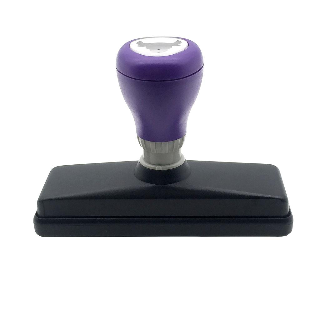 OfficeOx 200102 訂造原子印章 高清光敏印, 長方形, 印面尺寸 26mm x 103mm