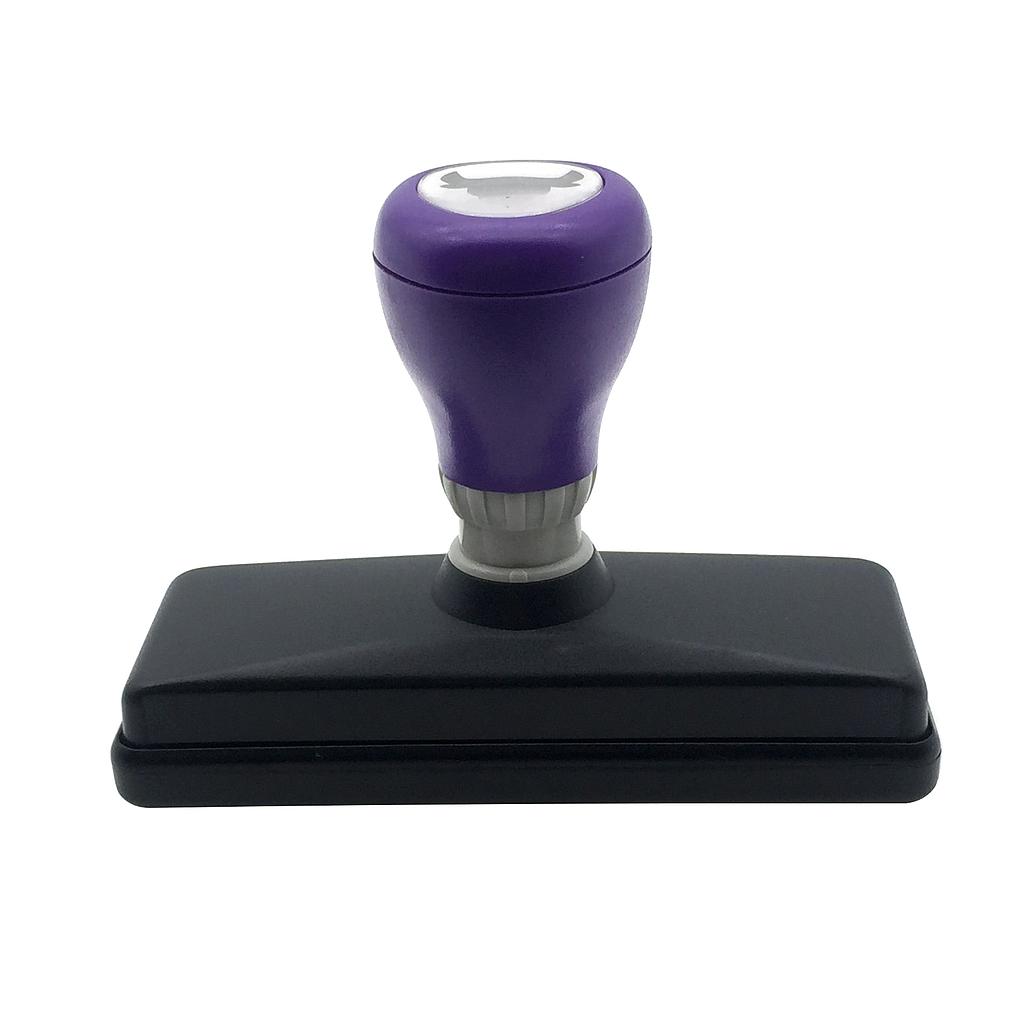 OfficeOx 200104 訂造原子印章 高清光敏印, 長方形, 印面尺寸 31mm x 103mm