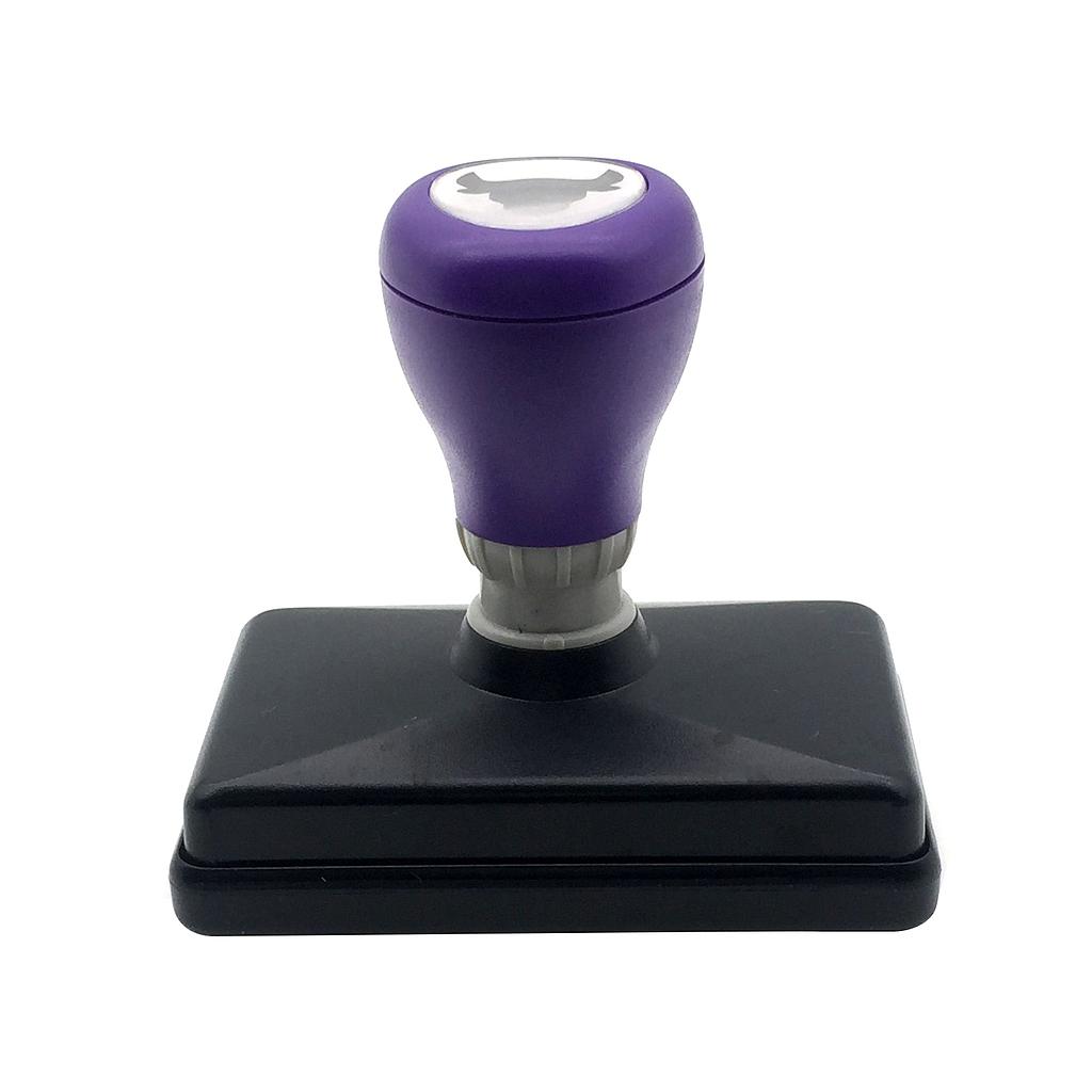 OfficeOx 200106 訂造原子印章 高清光敏印, 長方形, 印面尺寸 43mm x 77mm