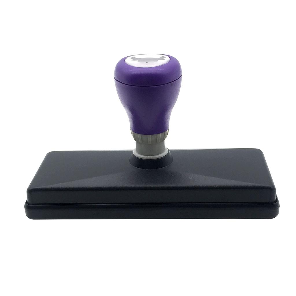 OfficeOx 200108 訂造原子印章 高清光敏印, 長方形, 印面尺寸 43mm x 129mm