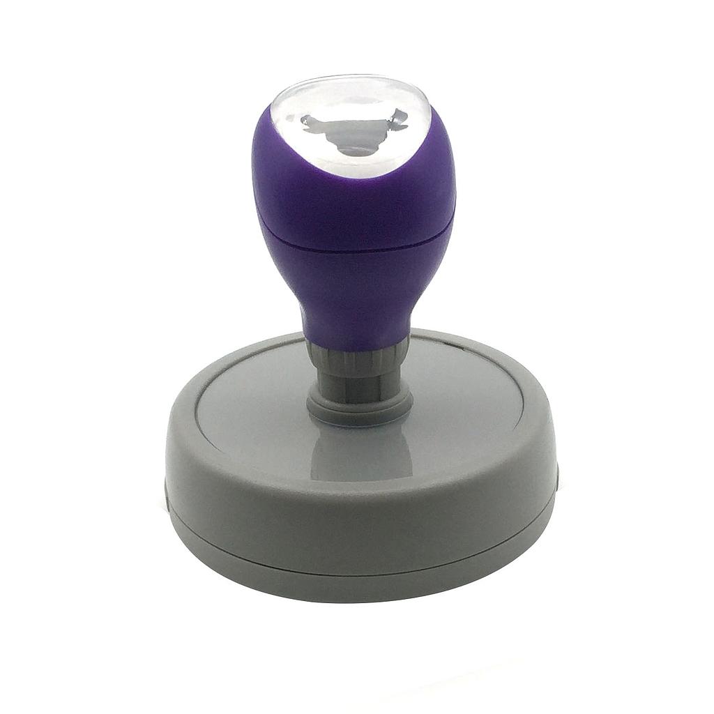 OfficeOx 200115 訂造原子印章 高清光敏印, 圓形, 印面尺寸 直徑Ø54mm