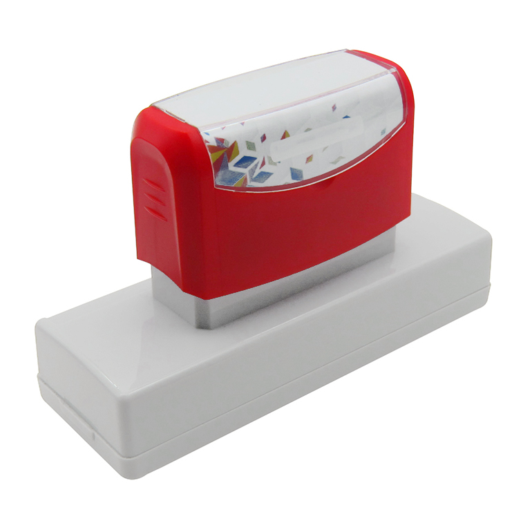 OfficeOx 200152 訂造原子印章 高清光敏印 (升級版), 長方形, 印面尺寸 23mm x 105mm