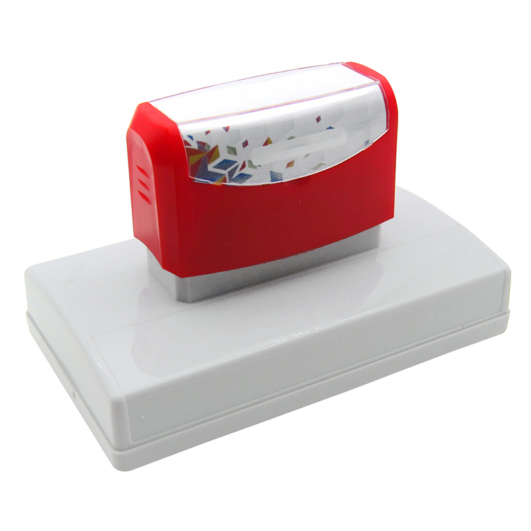 OfficeOx 200155 訂造原子印章 高清光敏印 (升級版), 長方形, 印面尺寸 55mm x 105mm