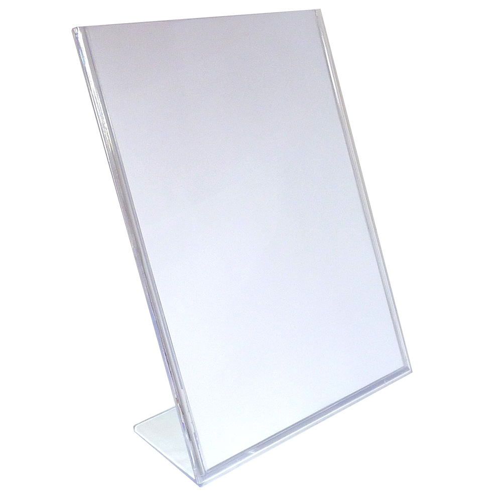 展示架, 透明亞膠力, L型, A4, 直, 座檯式