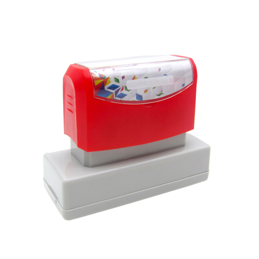 OfficeOx 200159 訂造原子印章 高清光敏印 (升級版), 長方形, 印面尺寸 20mm x 75mm