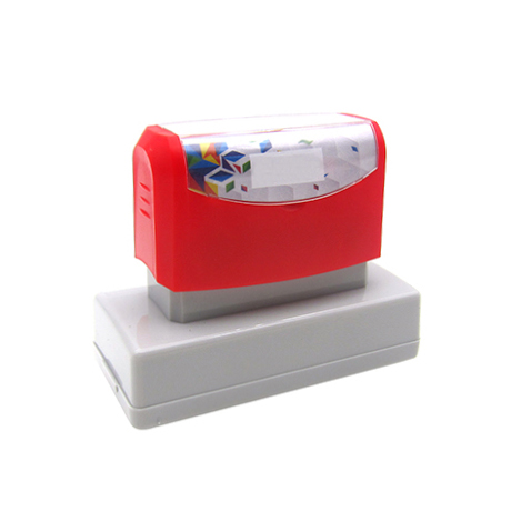 OfficeOx 200160 訂造原子印章 高清光敏印 (升級版), 長方形, 印面尺寸 25mm x 75mm